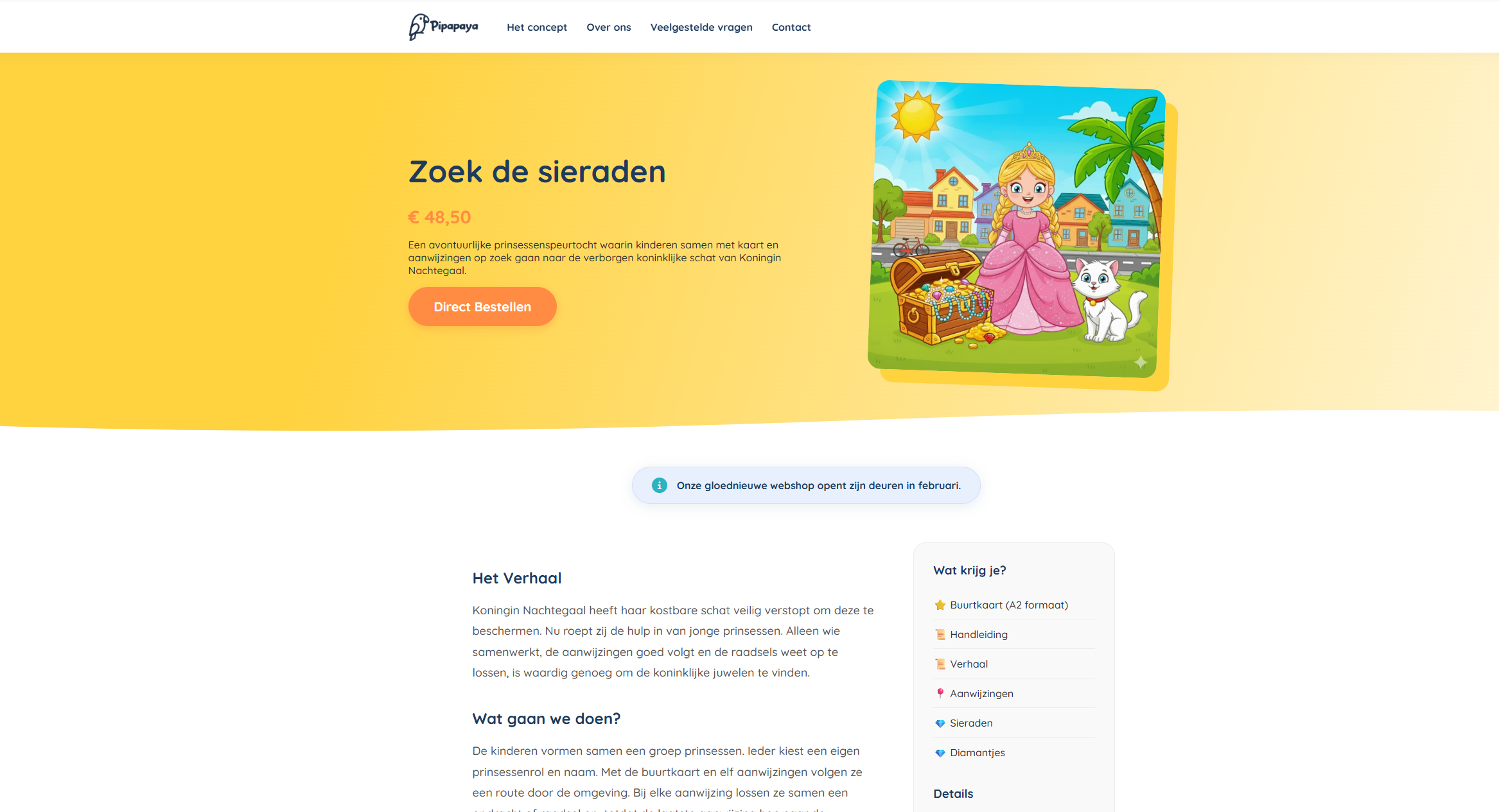 Screenshot van Pipapaya